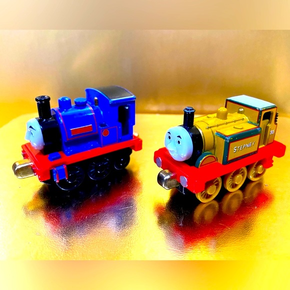 THOMAS AND FRIENDS DIE CAST VTG 2008 STEPNEY #55 & SIR HANDEL #3 & 2002 TREVOR - Picture 3 of 16